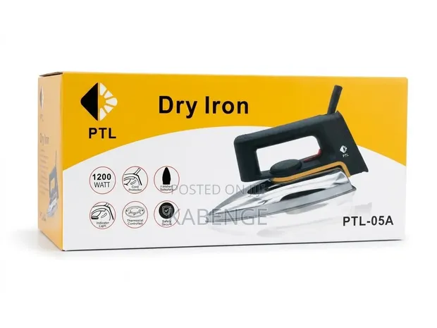 PTL Heavy Duty Electric Dry Iron - 1200W - 1
