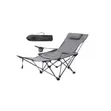 Portable Reclining Camping Chair with Footrest - 1