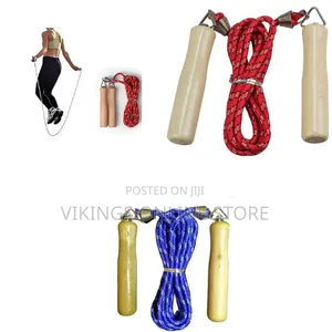 Braided Jump Rope with Wooden Handles