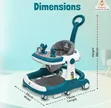 4-in-1 Baby Walker with Wheels - 1