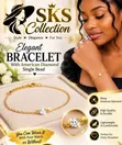 Real Pearl Bracelets with Charms - 3