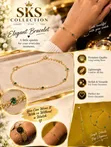 Real Pearl Bracelets with Charms - 5