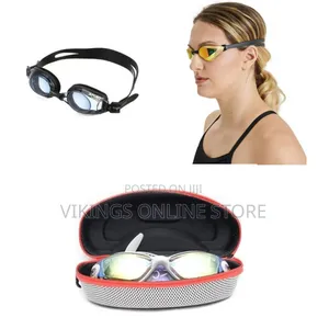 Mirrored Anti-Fog UV-Protection Swimming Goggles