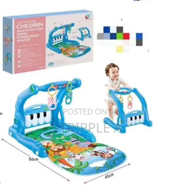 2-in-1 Multifunction Piano Fitness Rack Walker - 1