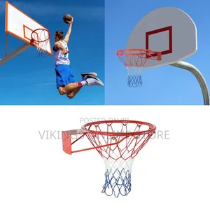 Metal Basketball Rim with Tricolor Net