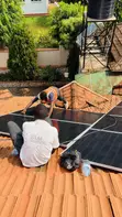 15kWh Battery + 8kVA Hybrid Inverter + 620W Solar Panels System - 4