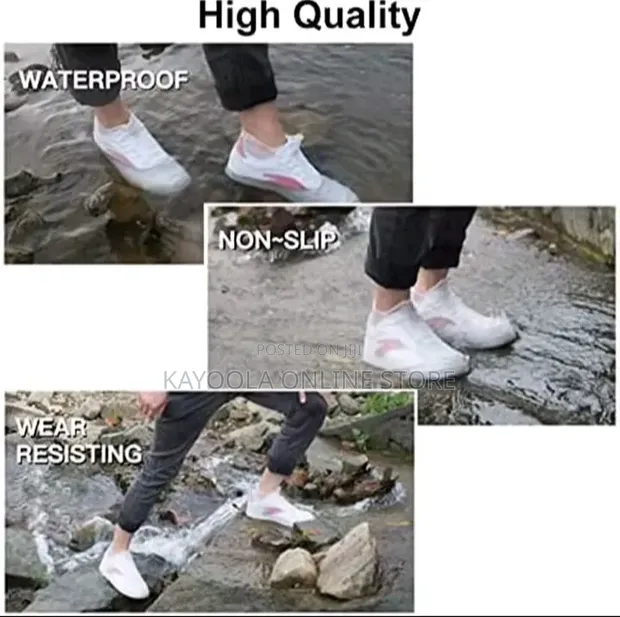 Waterproof Silicone Rain Shoe Covers - All Sizes - 1