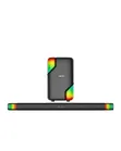 Sayona SHT-1317BT 2.1 Sound Bar Speaker System with Subwoofer - 4