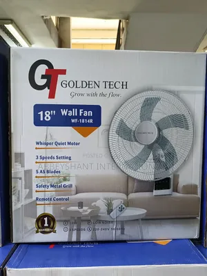 18" Wall Mount Fan with Remote
