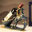 Elk Resin Wine Holder with Rhinestones - 1