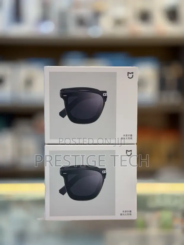 Xiaomi Mijia Foldable Polarized Sunglasses - Matte Black - 1