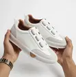 Classic Men's White Timberland Laceless Sneakers - 1