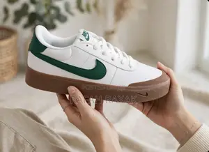 Unisex Nike Court Shot White-Green Sneakers