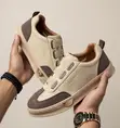 Classic Men's Beige/Brown Timberland Smart Casual Laceless Sneakers - 2