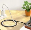Green Lion Duo Colour Braided USB-C to USB-C Cable – 100W, 1m - 2