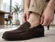 Original Men's Robby Cavally Suede Loafers - Coffee Brown - 2