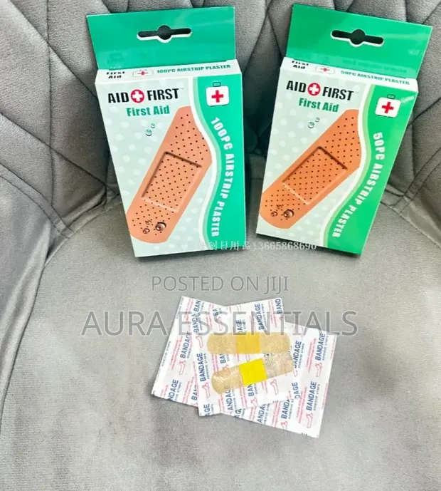 Aid First 100-Piece Airstrip Plasters - 1