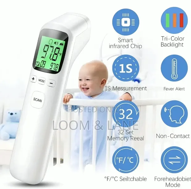 Non-Contact Digital Infrared Forehead Thermometer - 1