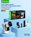Smartbarry HT26 Portable 4K Android Projector - 1