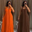 Women's Sleeveless Dress - Chanel Style - 1