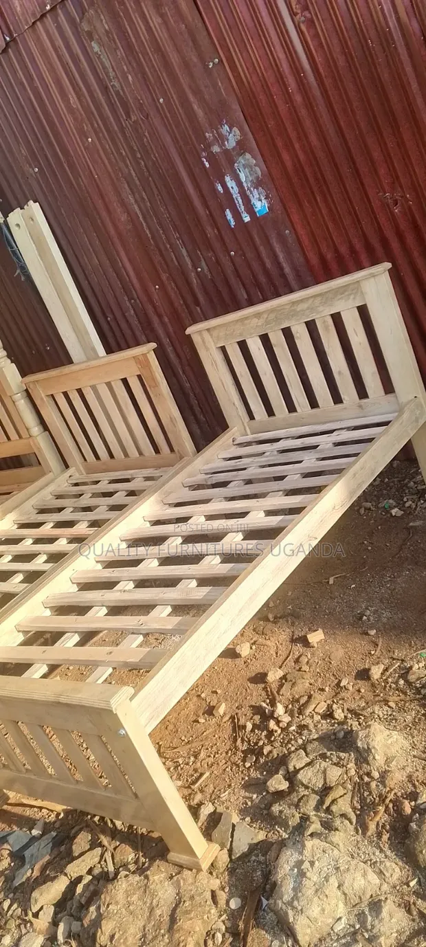 Premium 3x6 Wooden Bed Frame - 1