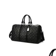 Large Dark Gray & Black Monogram Duffel Bag - 2