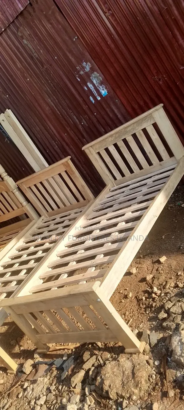 Brand New Wooden 3x6 Bed Frame - 1