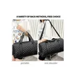 Quilted Faux Leather Sports Duffel & Weekender Bag - 1
