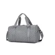 Quilted Faux Leather Sports Duffel & Weekender Bag - 2