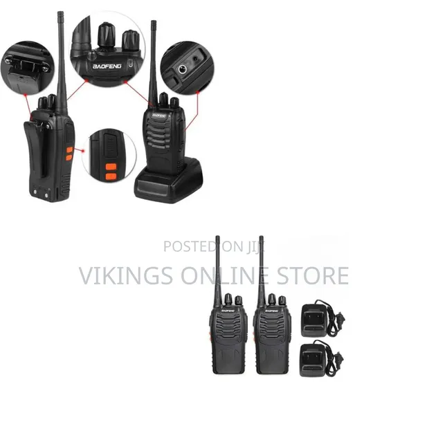 Baofeng BF-888S Rechargeable UHF Two-Way Walkie-Talkie - 1