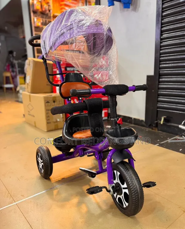 Kids Tricycle - Purple - 1