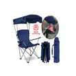 Portable Folding Camping Chair with Overhead Canopy Shade - 1