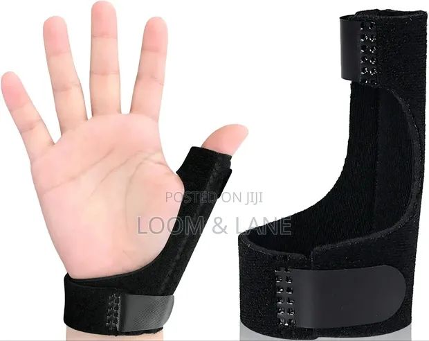 Thumb Wrist Support Brace with Finger Splint - 1