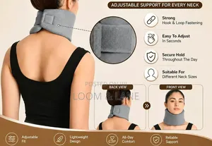 Soft Cervical Collar - Adjustable Neck Support Brace