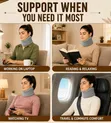 Soft Cervical Collar - Adjustable Neck Support Brace - 2