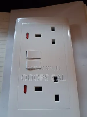 Double White Socket