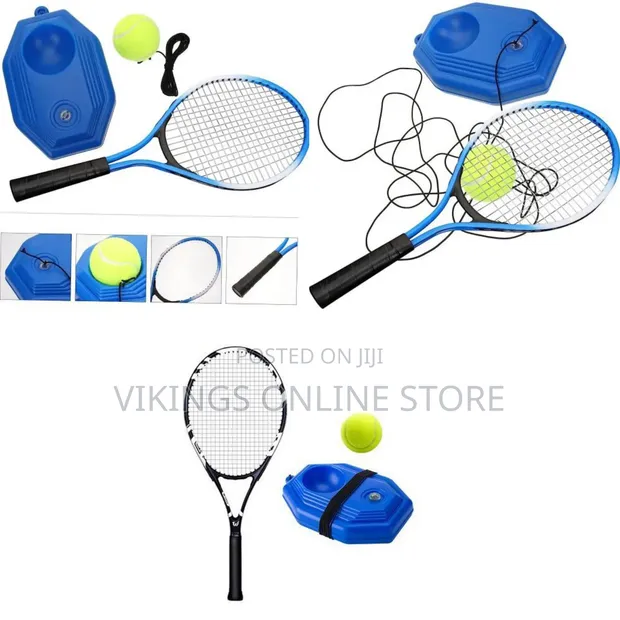 Solo Tennis Training Set with Racket - 1