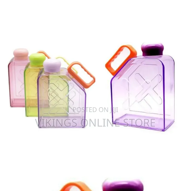Notebook-Style Plastic Water Bottle - 1