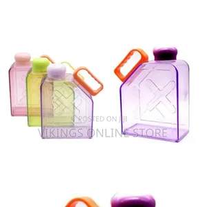 Notebook-Style Plastic Water Bottle
