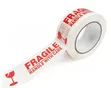 Fragile Tape - Red Text Parcel Tape 48mm x 10m - 1