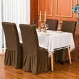 Stretch Dining Chair Covers - Gray - 2