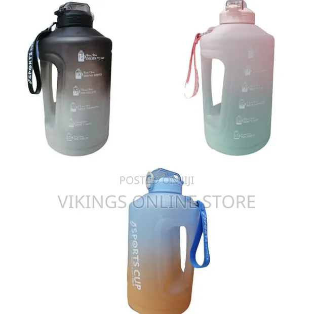 Large Capacity Gradient Sports Water Jug - 1