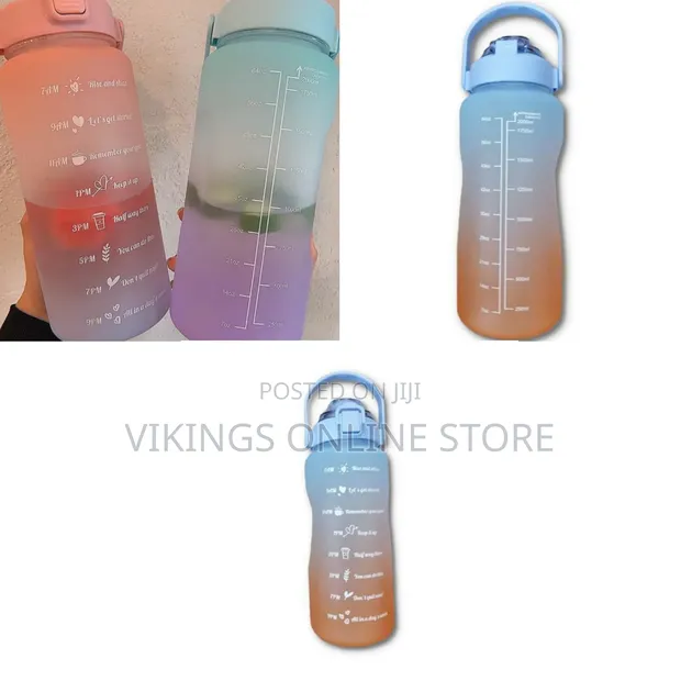 2-Liter Motivational Gradient Water Bottle - 1