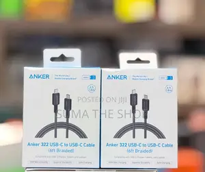 Anker 322 USB-C to USB-C Cable, 6ft Braided