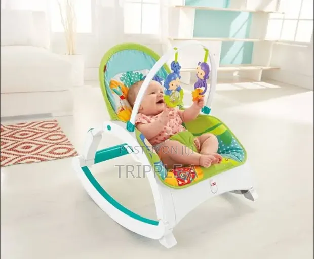 New Multifunctional Foldable Baby Rocker with Music - 1