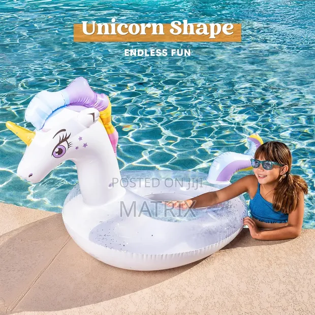 Inflatable Unicorn Pool Float for Children - 1