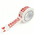 Fragile Tape - Red Text Parcel Tape 48MMx10m - 2