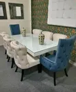 Brand New Rectangular Dining Table - Seats 8 - 1