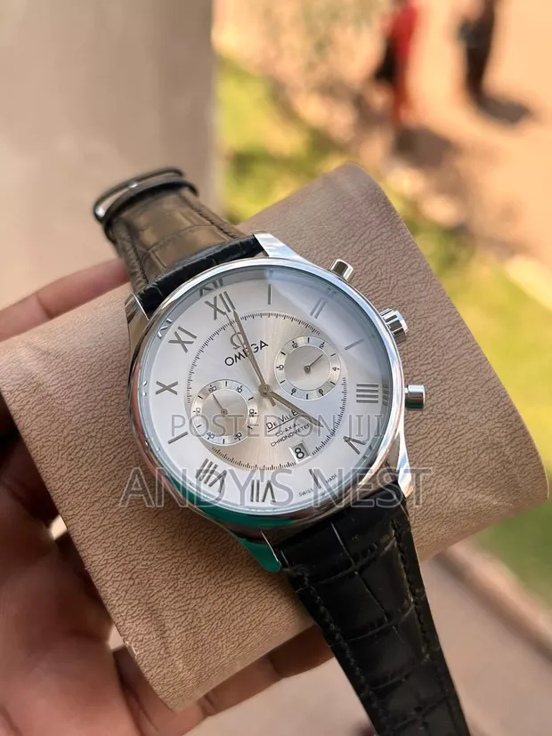 Unisex Omega Leather Watch - 1
