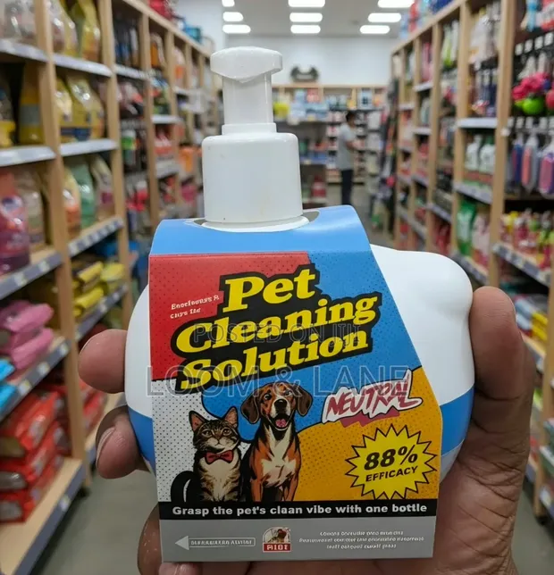 PIKI Pet Cleaning Solution with Brush - 1